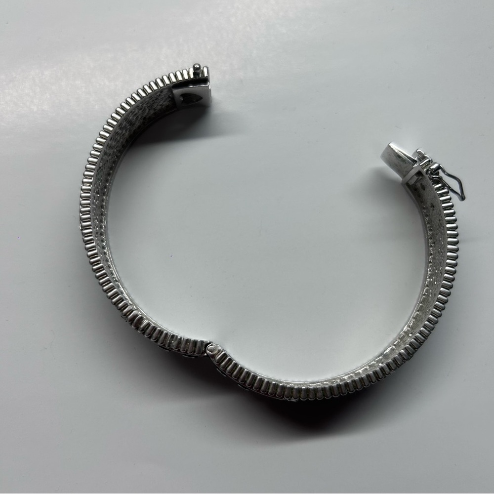 Freida Rothman Elegant Silver and Textured Bracelet bangle brand new authentic - Picture 8 of 8
